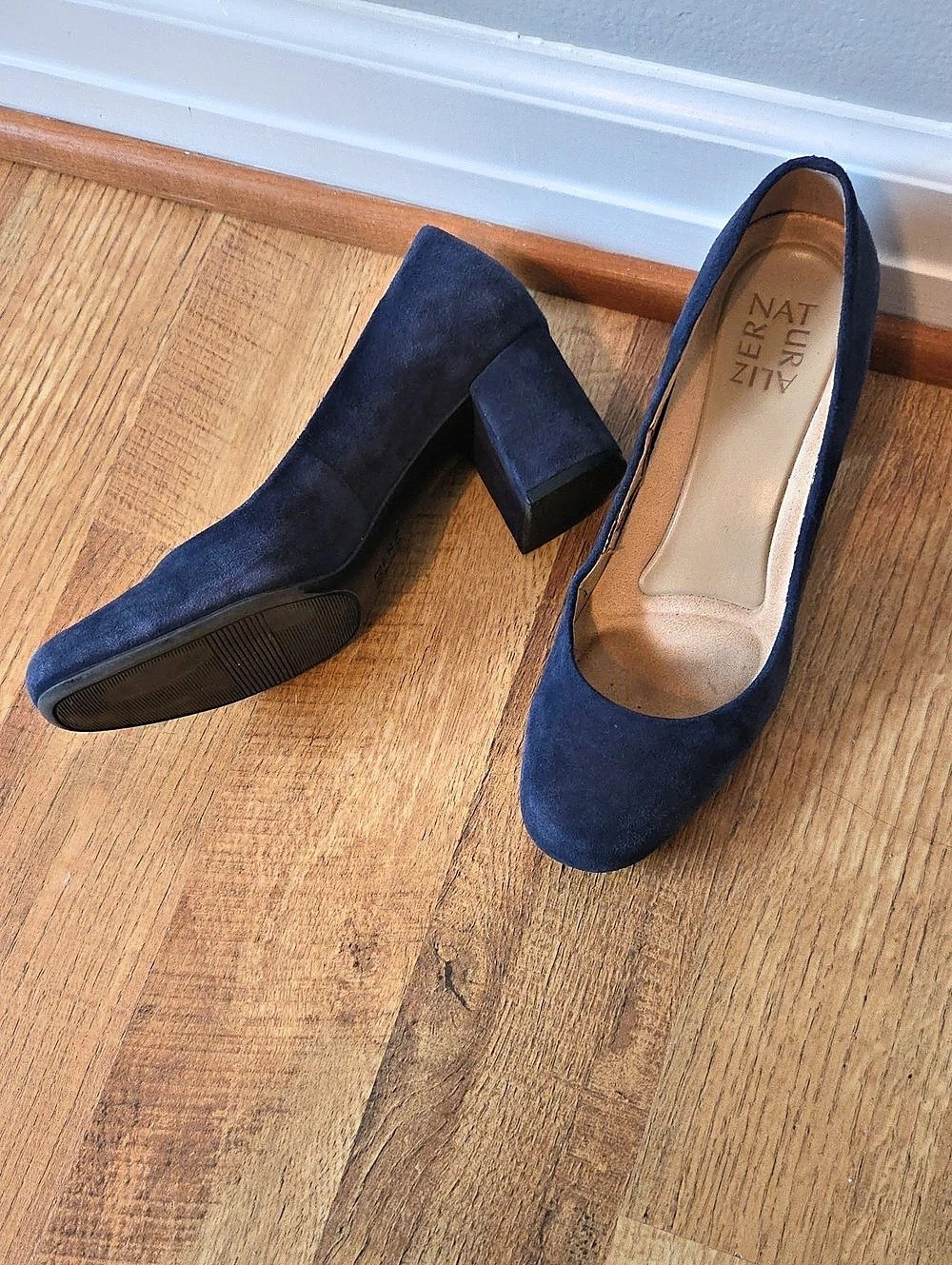 Naturalizer Suede Block Heel